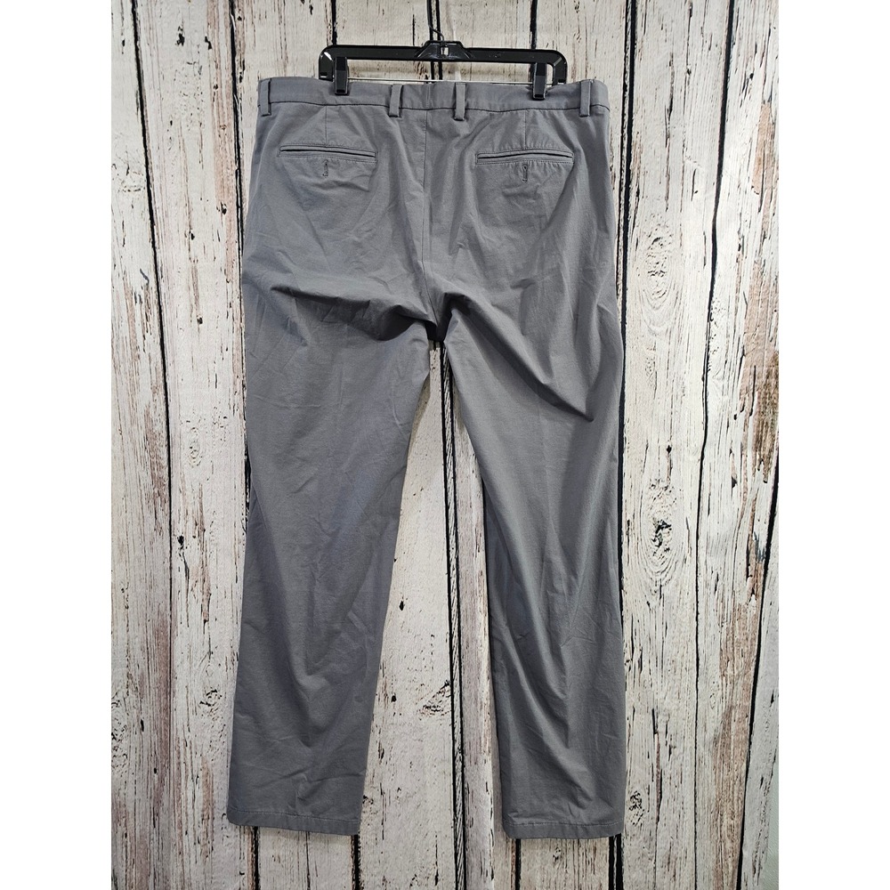 Vineyard Vines‎ On The Go Pant Mens 40x32 Grey Solid Performance Chino Trousers - Picture 2 of 5